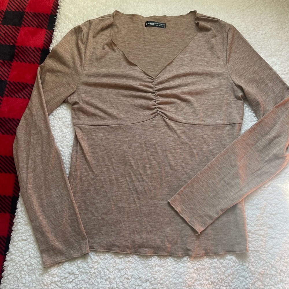 Shein Long Sleeve Top Large